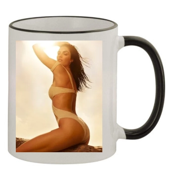 Hilary Rhoda 11oz Colored Rim & Handle Mug