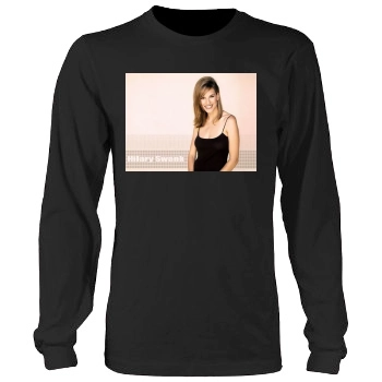 Hilary Swank Men's Heavy Long Sleeve TShirt