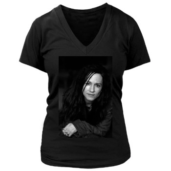 Holly Hunter Women's Deep V-Neck TShirt