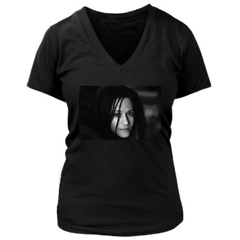 Holly Hunter Women's Deep V-Neck TShirt