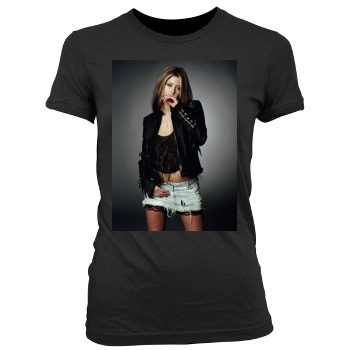 Holly Valance Women's Junior Cut Crewneck T-Shirt