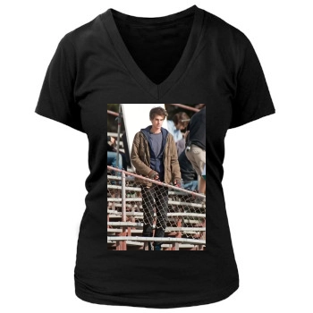 Andrew Garfield Women's Deep V-Neck TShirt