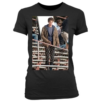 Andrew Garfield Women's Junior Cut Crewneck T-Shirt