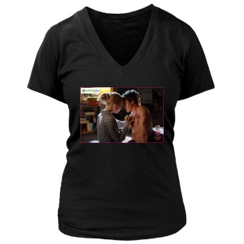 Andrew Garfield Women's Deep V-Neck TShirt