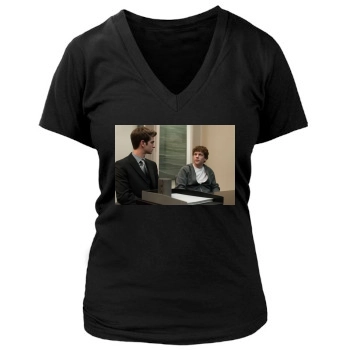 Andrew Garfield Women's Deep V-Neck TShirt