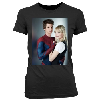 Andrew Garfield Women's Junior Cut Crewneck T-Shirt