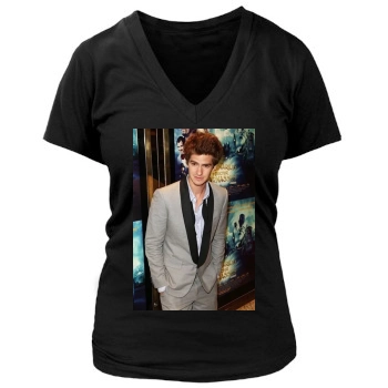 Andrew Garfield Women's Deep V-Neck TShirt