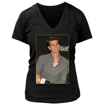 Andrew Garfield Women's Deep V-Neck TShirt