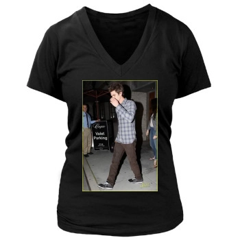 Andrew Garfield Women's Deep V-Neck TShirt