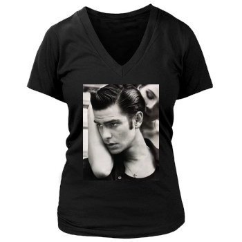 Andrew Garfield Women's Deep V-Neck TShirt