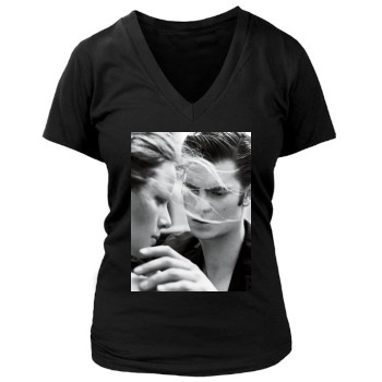 Andrew Garfield Women's Deep V-Neck TShirt