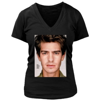 Andrew Garfield Women's Deep V-Neck TShirt