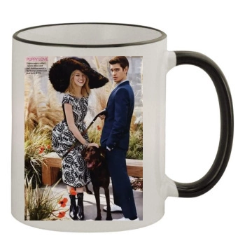 Andrew Garfield 11oz Colored Rim & Handle Mug