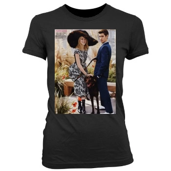 Andrew Garfield Women's Junior Cut Crewneck T-Shirt