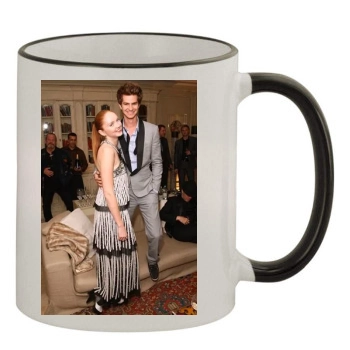 Andrew Garfield 11oz Colored Rim & Handle Mug