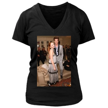 Andrew Garfield Women's Deep V-Neck TShirt