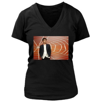 Andrew Garfield Women's Deep V-Neck TShirt