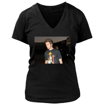 Andrew Garfield Women's Deep V-Neck TShirt