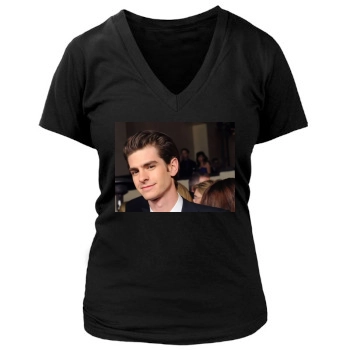 Andrew Garfield Women's Deep V-Neck TShirt