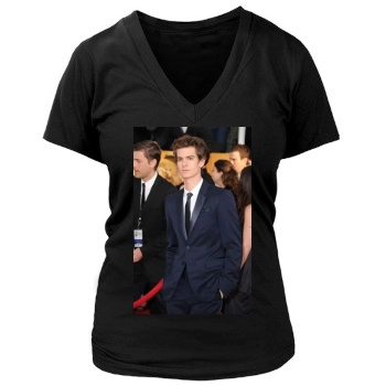 Andrew Garfield Women's Deep V-Neck TShirt