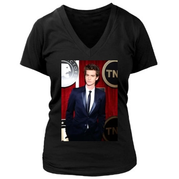 Andrew Garfield Women's Deep V-Neck TShirt