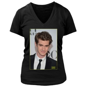 Andrew Garfield Women's Deep V-Neck TShirt