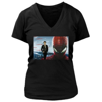 Andrew Garfield Women's Deep V-Neck TShirt