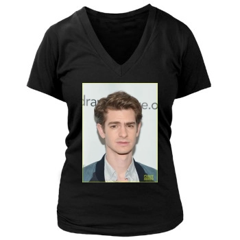 Andrew Garfield Women's Deep V-Neck TShirt