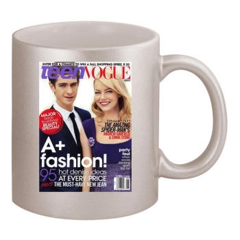 Andrew Garfield 11oz Metallic Silver Mug