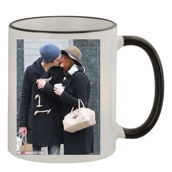 Andrew Garfield 11oz Colored Rim & Handle Mug