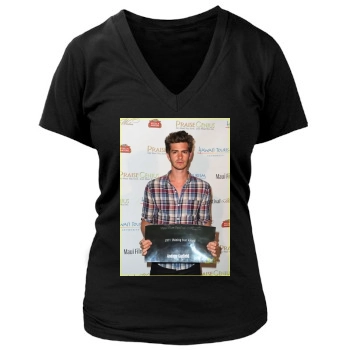 Andrew Garfield Women's Deep V-Neck TShirt