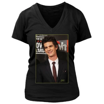 Andrew Garfield Women's Deep V-Neck TShirt