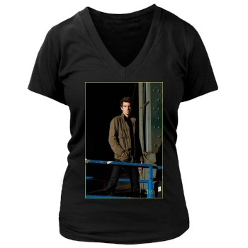 Andrew Garfield Women's Deep V-Neck TShirt