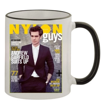 Andrew Garfield 11oz Colored Rim & Handle Mug