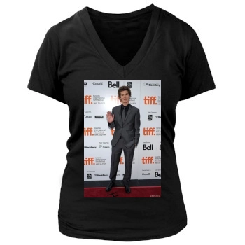 Andrew Garfield Women's Deep V-Neck TShirt