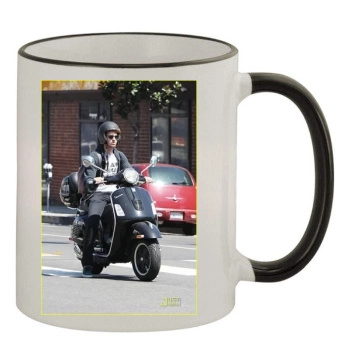 Andrew Garfield 11oz Colored Rim & Handle Mug