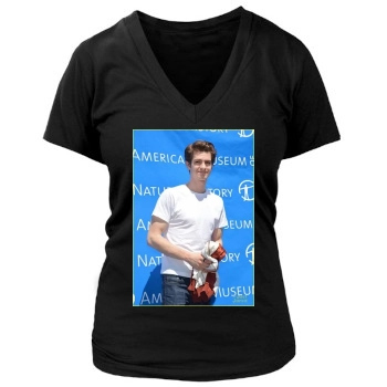 Andrew Garfield Women's Deep V-Neck TShirt