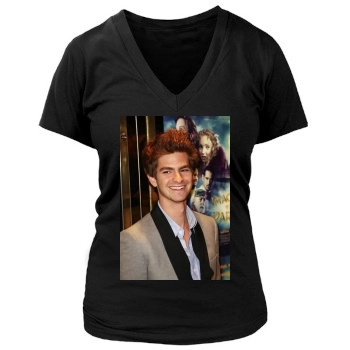 Andrew Garfield Women's Deep V-Neck TShirt