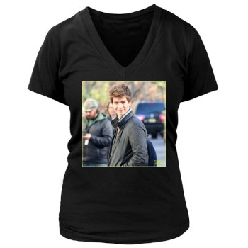 Andrew Garfield Women's Deep V-Neck TShirt