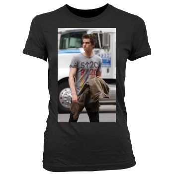 Andrew Garfield Women's Junior Cut Crewneck T-Shirt