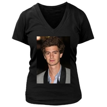 Andrew Garfield Women's Deep V-Neck TShirt