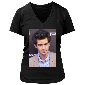 Andrew Garfield Women's Deep V-Neck TShirt