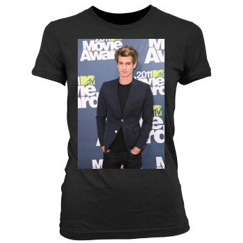 Andrew Garfield Women's Junior Cut Crewneck T-Shirt