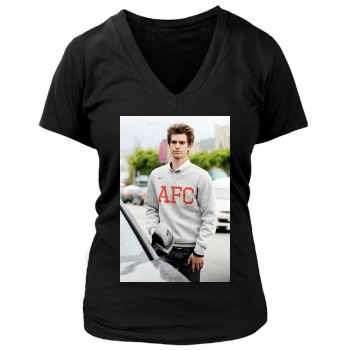 Andrew Garfield Women's Deep V-Neck TShirt