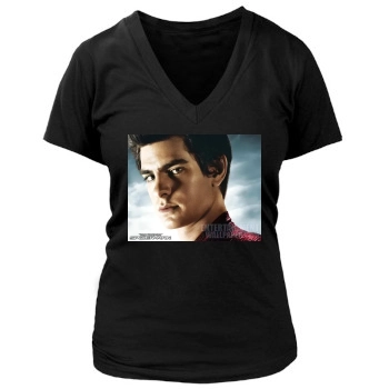 Andrew Garfield Women's Deep V-Neck TShirt