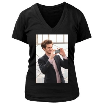 Andrew Garfield Women's Deep V-Neck TShirt