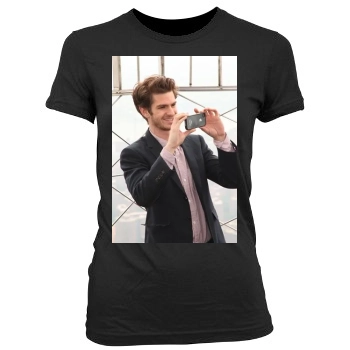 Andrew Garfield Women's Junior Cut Crewneck T-Shirt