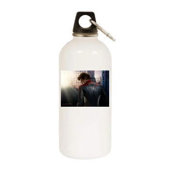 Andrew Garfield White Water Bottle With Carabiner