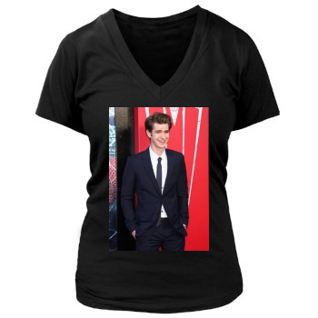 Andrew Garfield Women's Deep V-Neck TShirt