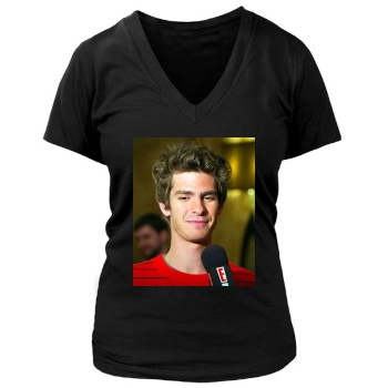 Andrew Garfield Women's Deep V-Neck TShirt